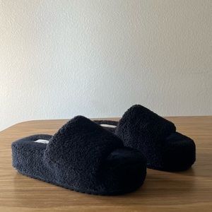 H&M teddy Platform Sandals